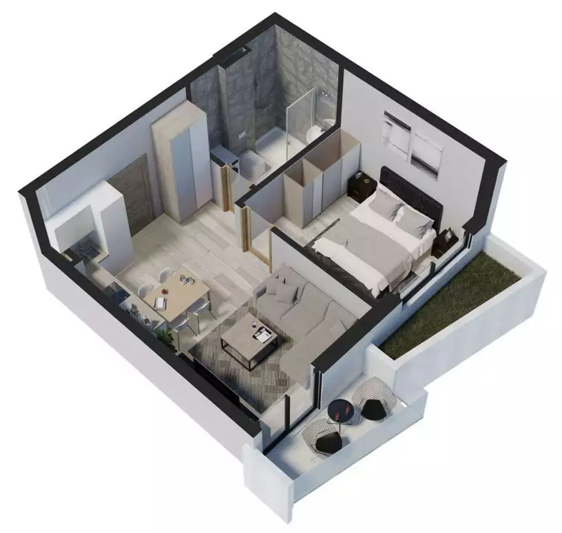 Flat 37m² in Montenegro, Petrovac. Priced at 105056€ rent photo-2