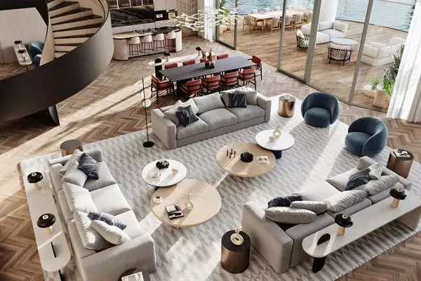 Flat 280m² in UAE, Dubai. Priced at 2492161€ rent photo-4