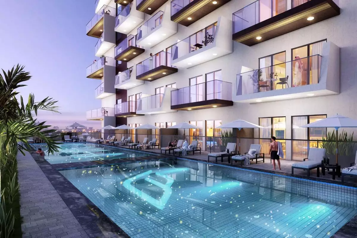 Flat 59m² in UAE, Dubai. Priced at 199772€ rent photo-1