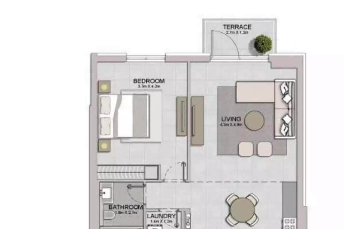 Flat 72m² in UAE, Dubai. Priced at 486945€ rent photo-4