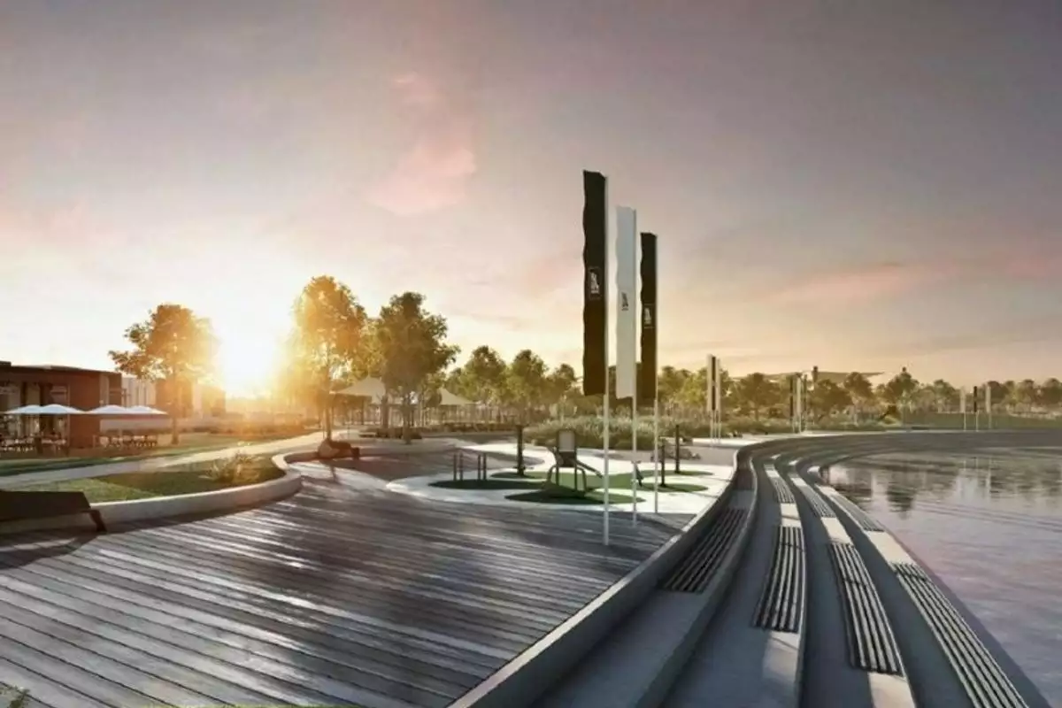 Land 1235m² in UAE, Abu Dhabi. Priced at 674232€ rent photo-1