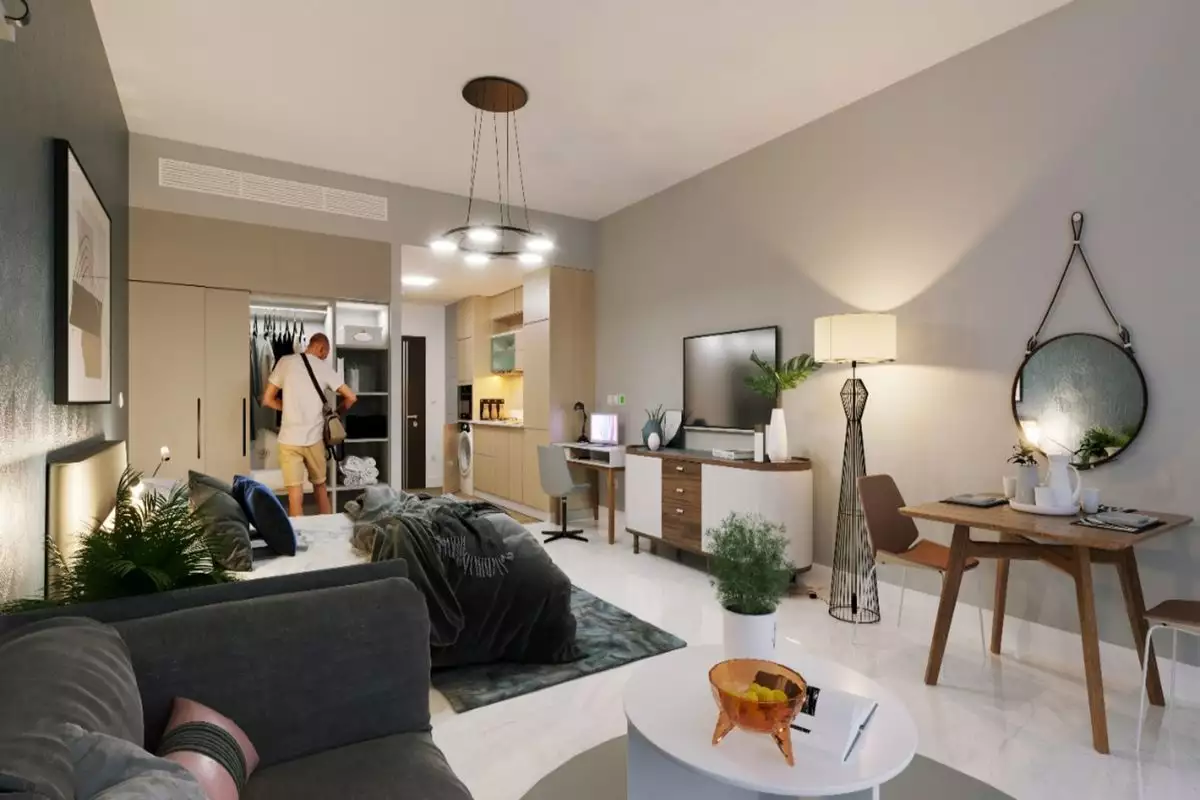 Flat 32m² in UAE, Abu Dhabi. Priced at 121910€ rent photo-2