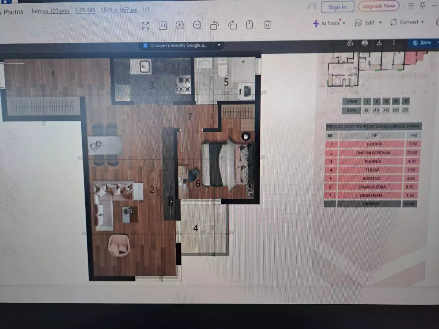 Flat 52m² in Montenegro, Bar. Priced at 131000€ rent photo-2
