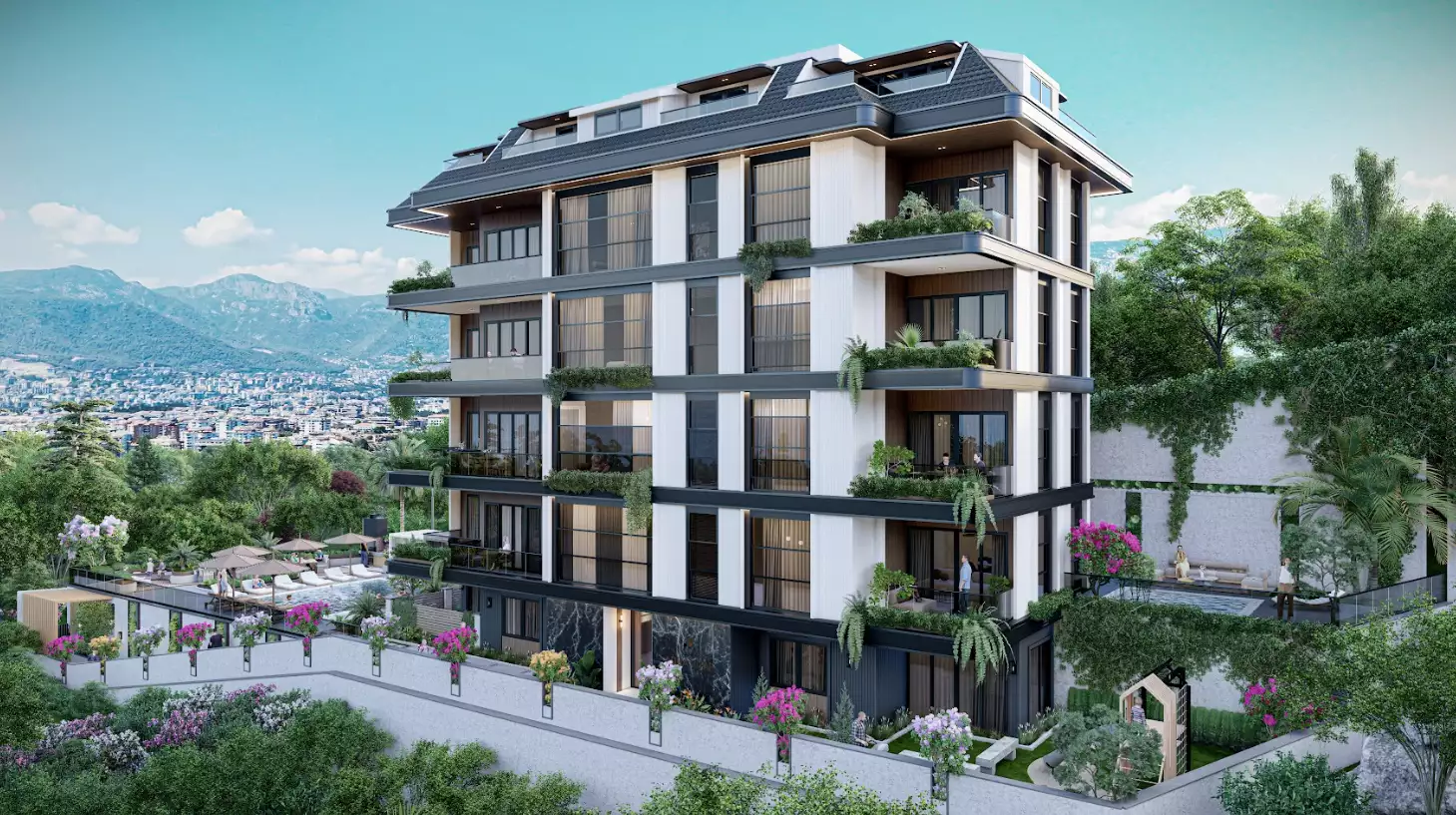Flat 50m² in Turkey, Kestel. Priced at 140000€ rent photo-4