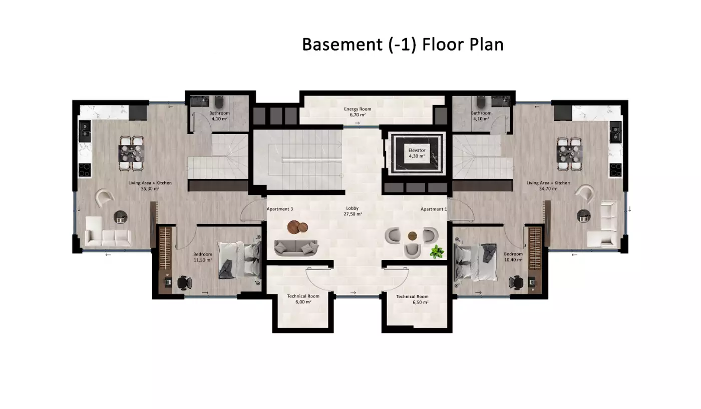 Flat 50m² in Turkey, Kestel. Priced at 140000€ rent photo-22