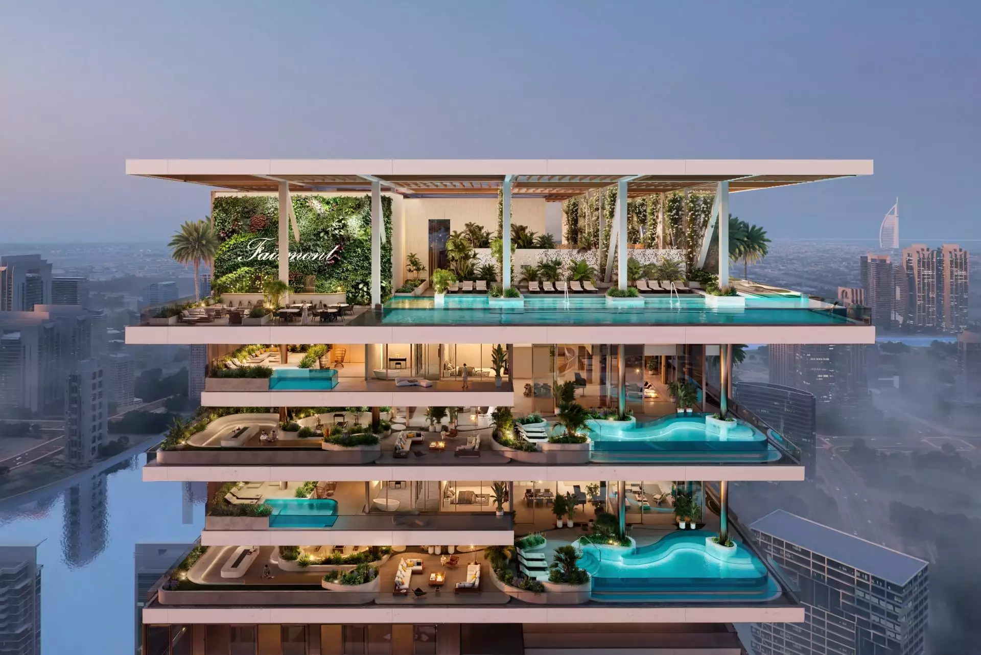 Flat 111m² in UAE, Dubai. Priced at 908392$ rent photo-1