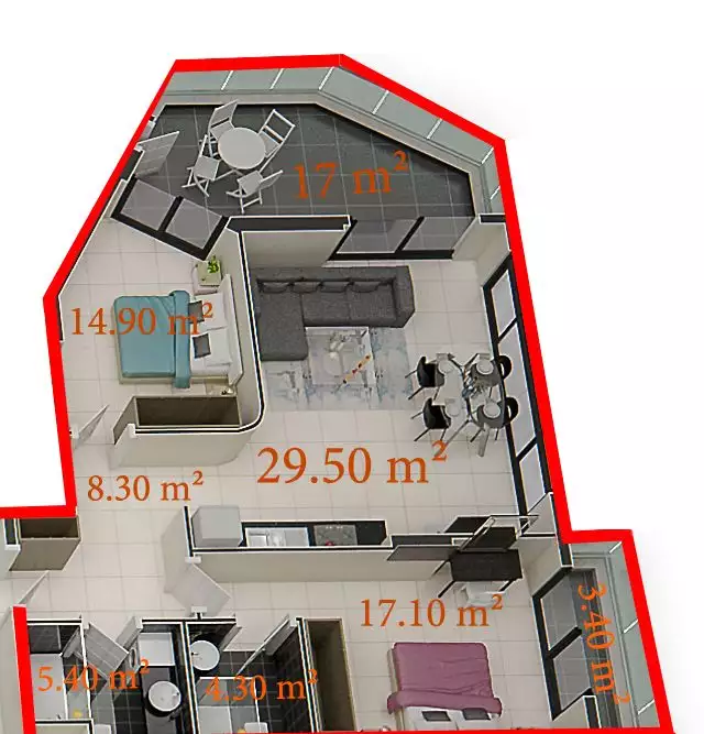 Flat 68m² in Turkey, Kargicak. Priced at 220000€ rent photo-56