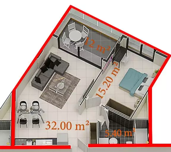 Flat 68m² in Turkey, Kargicak. Priced at 220000€ rent photo-57