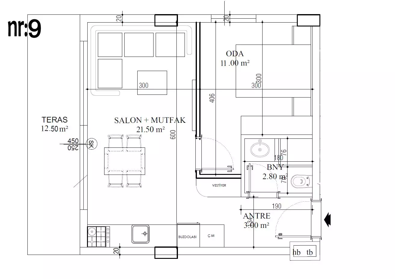 Flat 52m² in Turkey, Alania. Priced at 85000€ rent photo-20