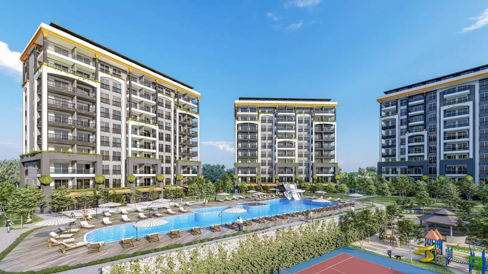 Flat 46m² in Turkey, Alania. Priced at 139000€ rent photo-4