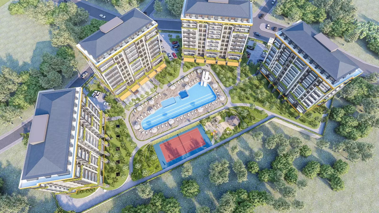 Flat 46m² in Turkey, Alania. Priced at 139000€ rent photo-11