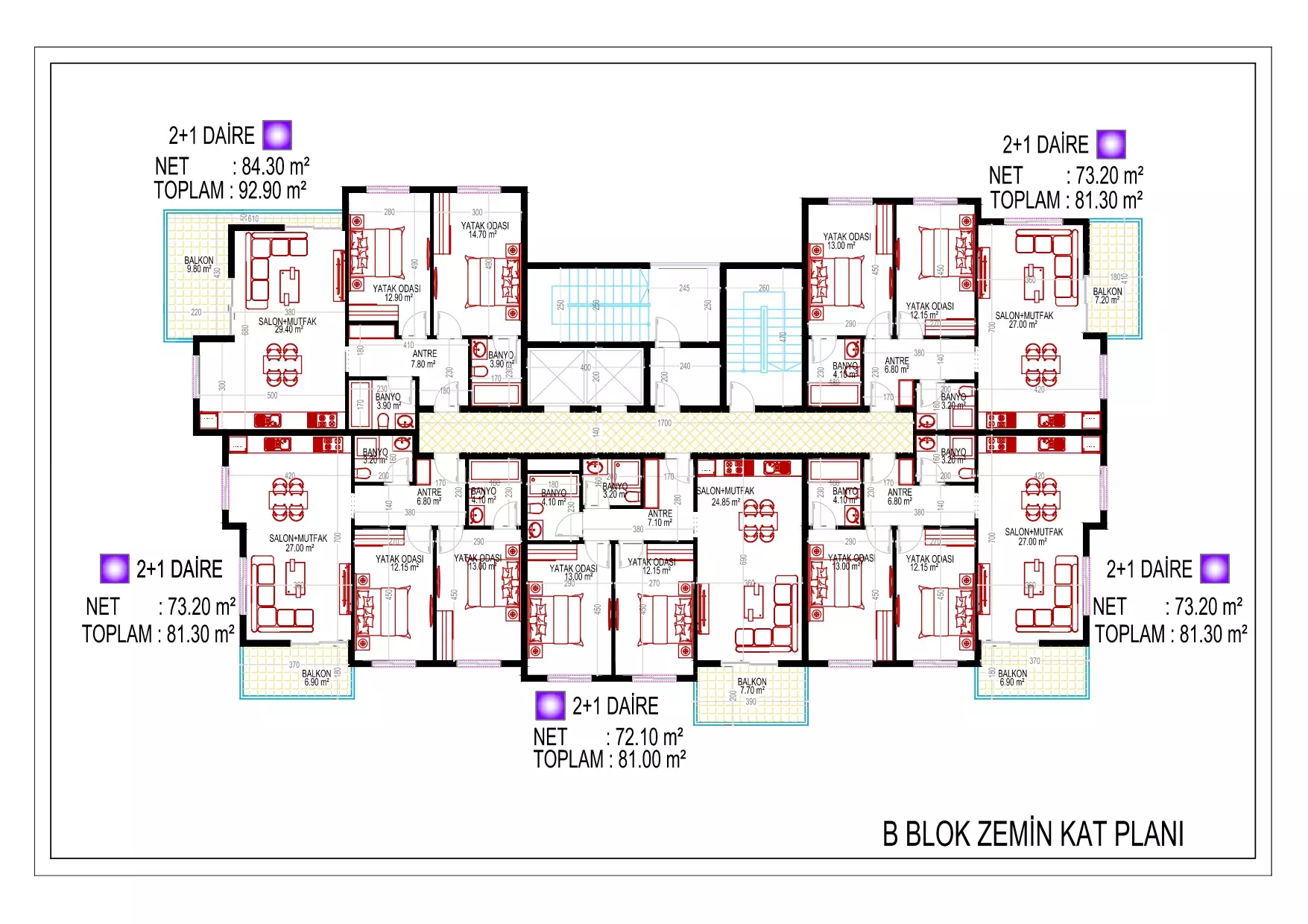 Flat 92m² in Turkey, Mahmutlar. Priced at 405000€ rent photo-29