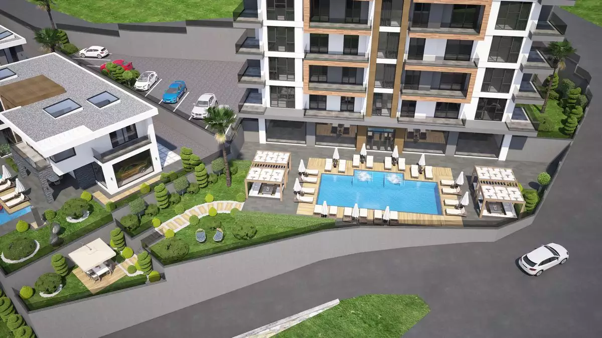 Flat 50m² in Turkey, Kargicak. Priced at 105000€ rent photo-5
