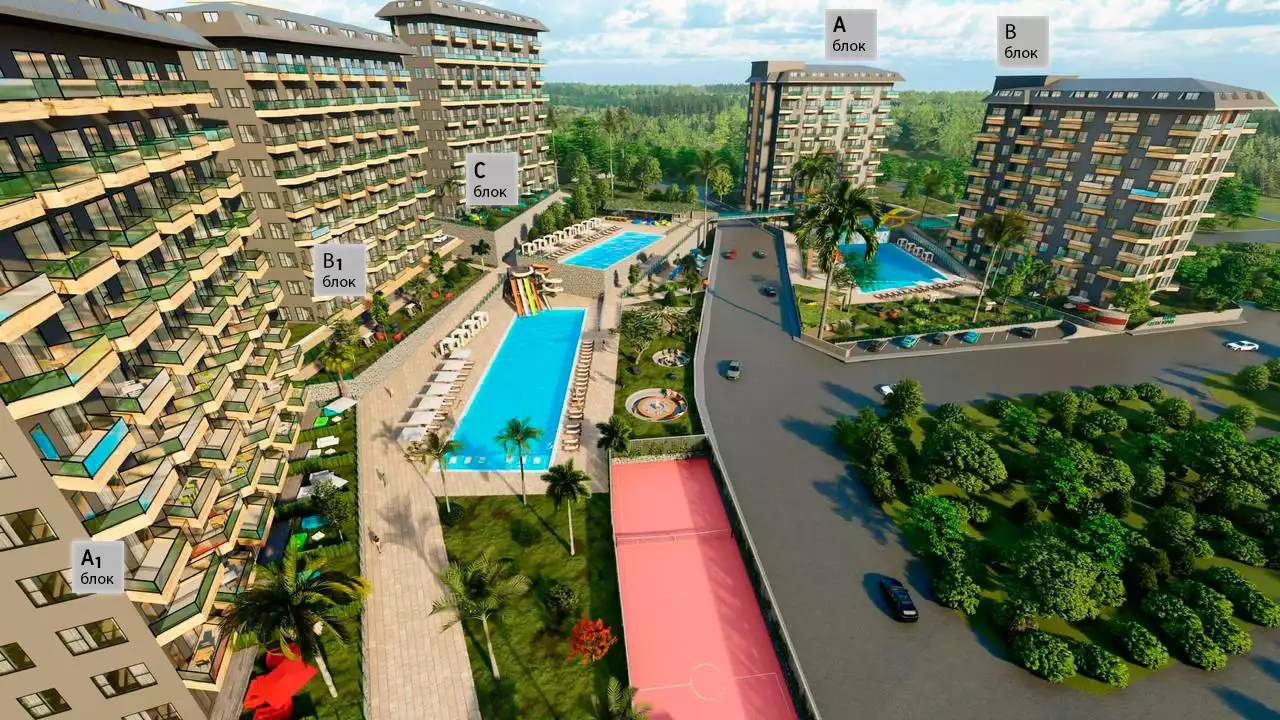 Flat 55m² in Turkey, Avsallar. Priced at 70000€ rent photo-19