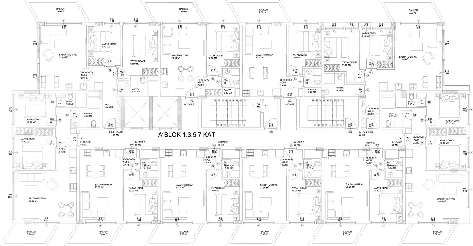 Flat 55m² in Turkey, Avsallar. Priced at 70000€ rent photo-73