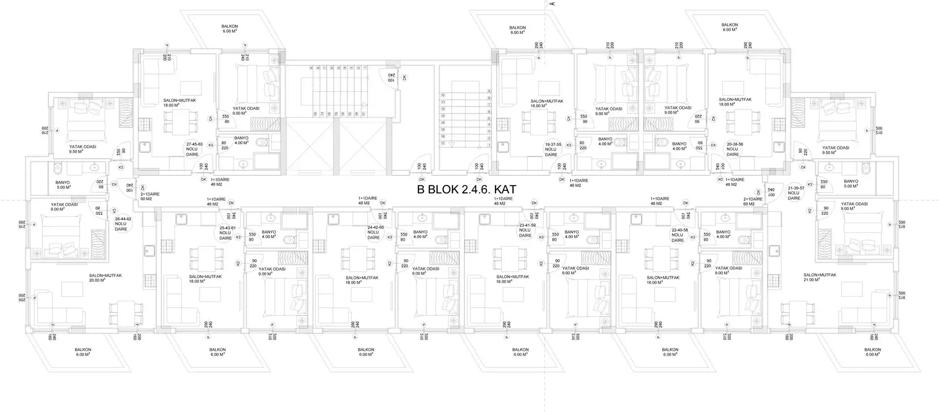 Flat 55m² in Turkey, Avsallar. Priced at 70000€ rent photo-82
