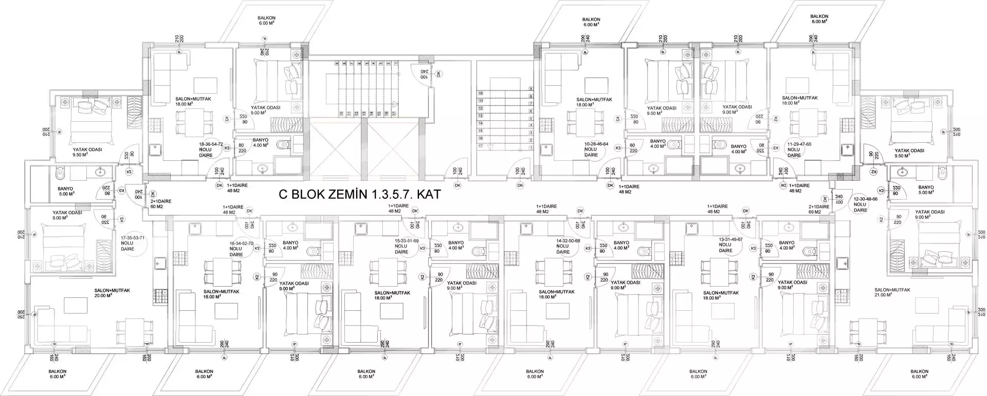 Flat 55m² in Turkey, Avsallar. Priced at 70000€ rent photo-85