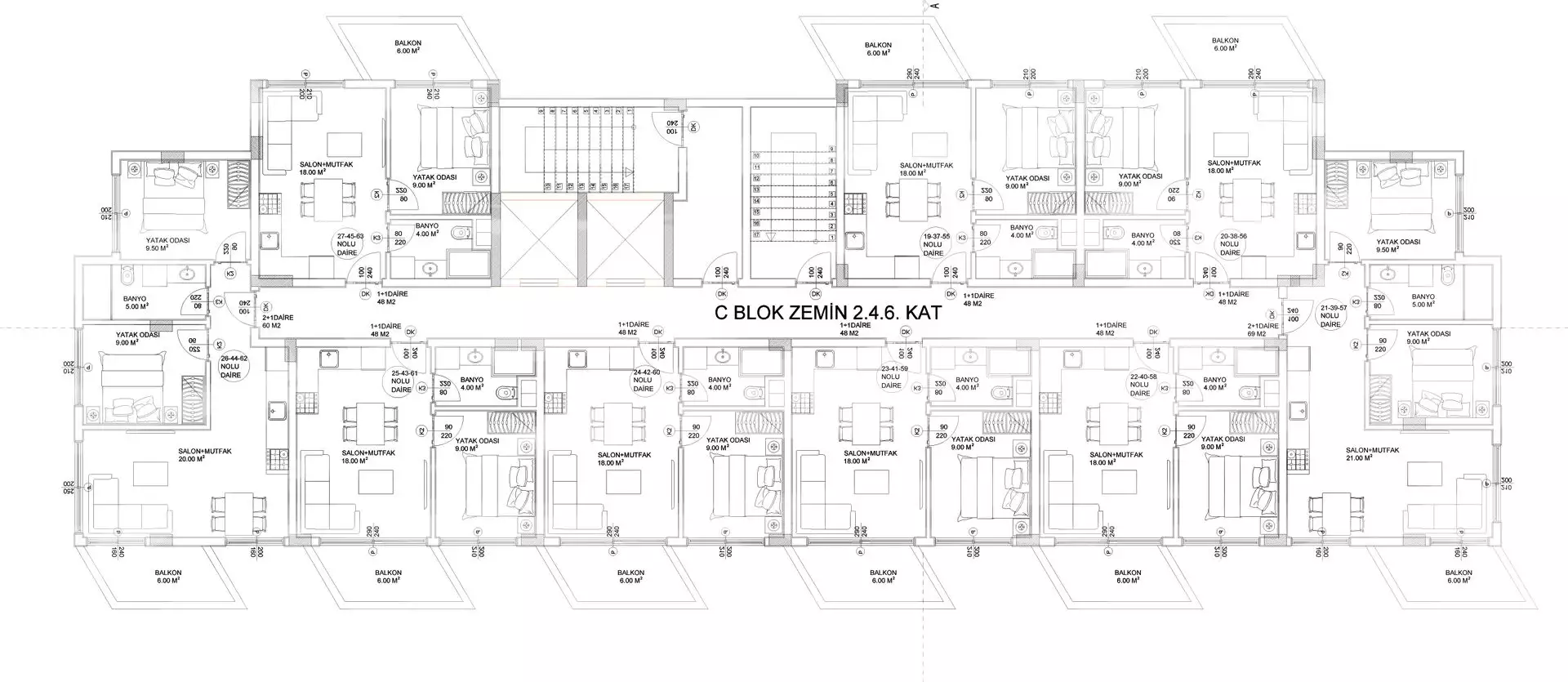 Flat 55m² in Turkey, Avsallar. Priced at 70000€ rent photo-86