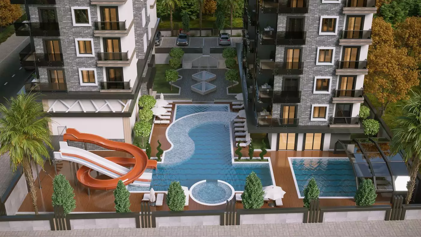 Flat 51m² in Turkey, Alania. Priced at 95000€ rent photo-2