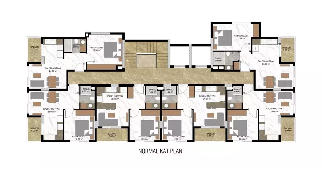 Flat 50m² in Turkey, Alania. Priced at 250000€ rent photo-24