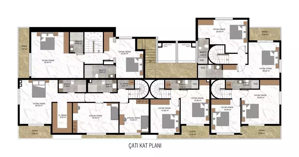 Flat 50m² in Turkey, Alania. Priced at 250000€ rent photo-25