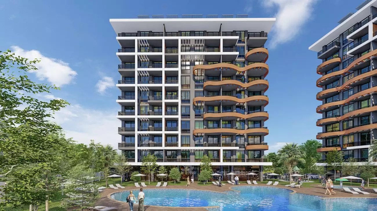 Flat 57m² in Turkey, Avsallar. Priced at 136500€ rent photo-12