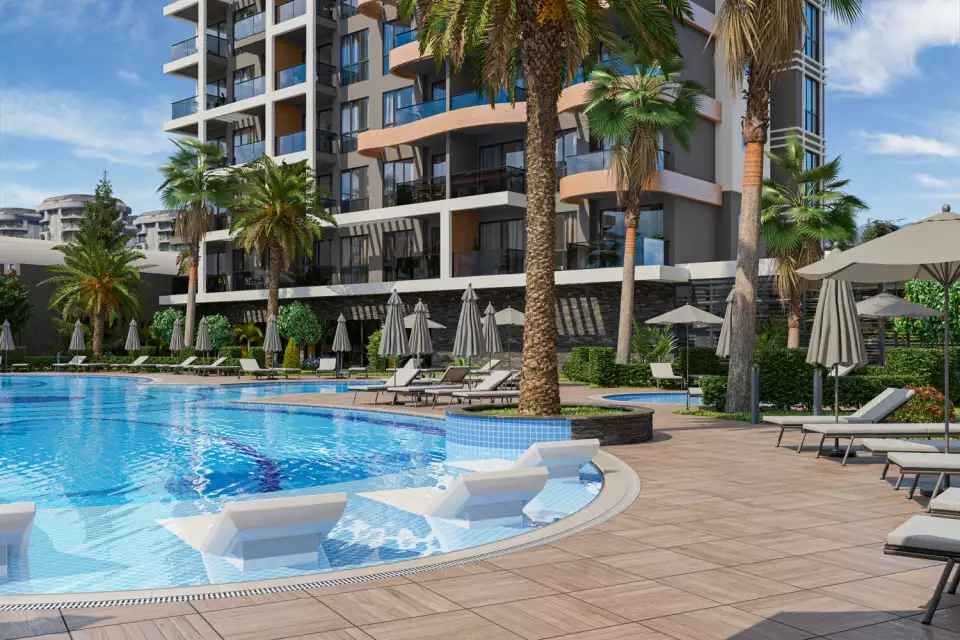 Flat 57m² in Turkey, Avsallar. Priced at 136500€ rent photo-16