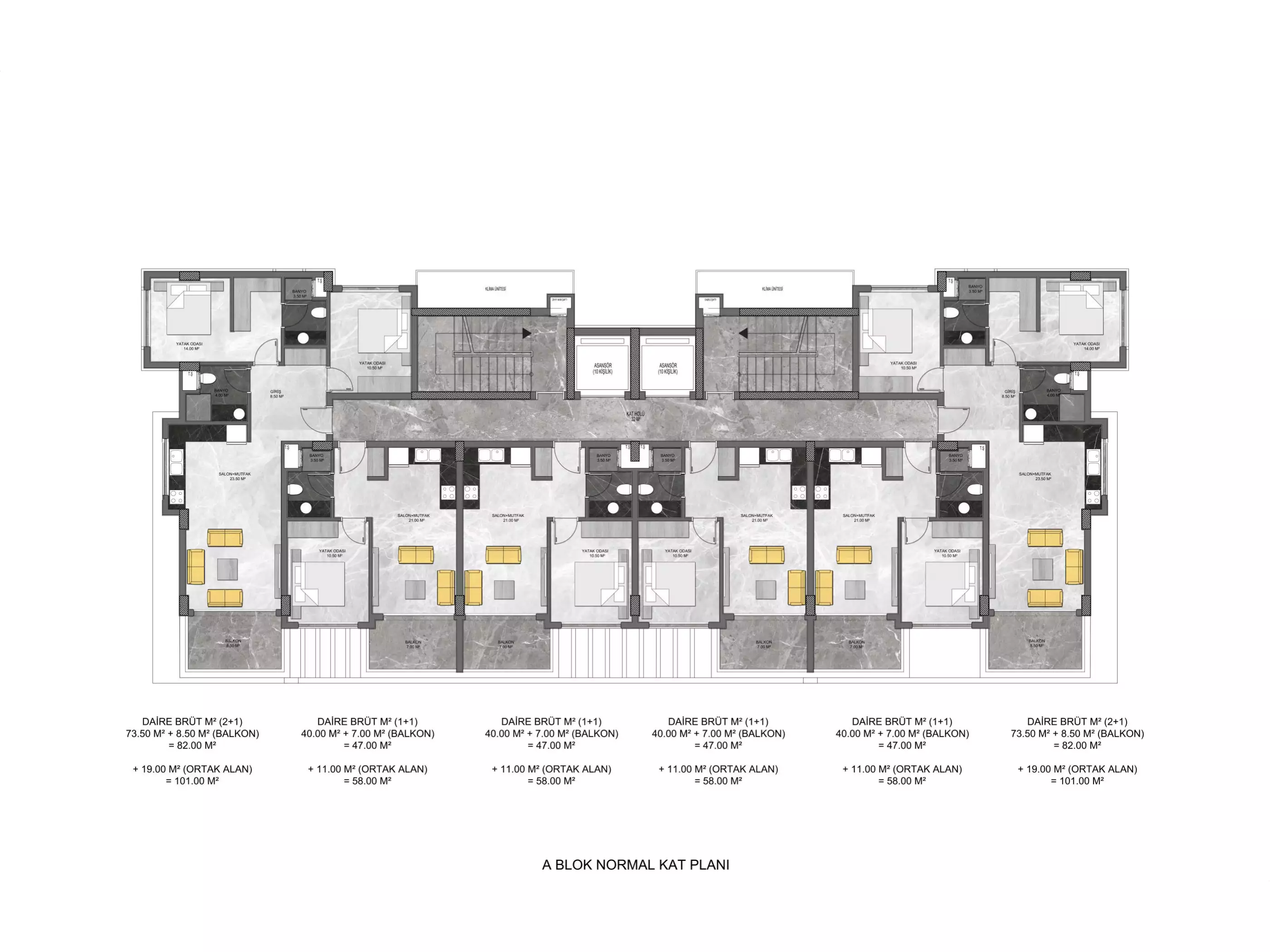 Flat 57m² in Turkey, Avsallar. Priced at 136500€ rent photo-51