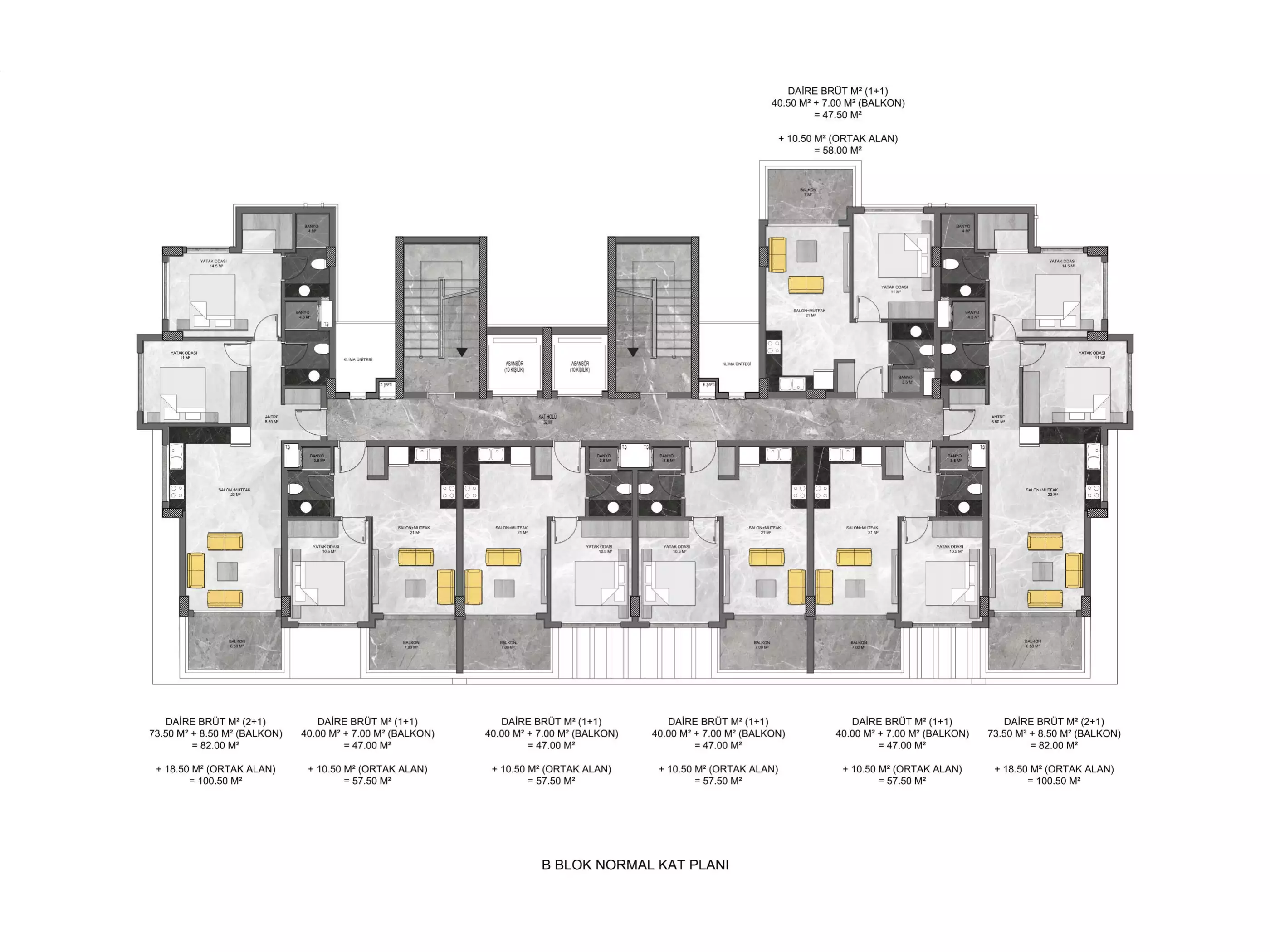 Flat 57m² in Turkey, Avsallar. Priced at 136500€ rent photo-55