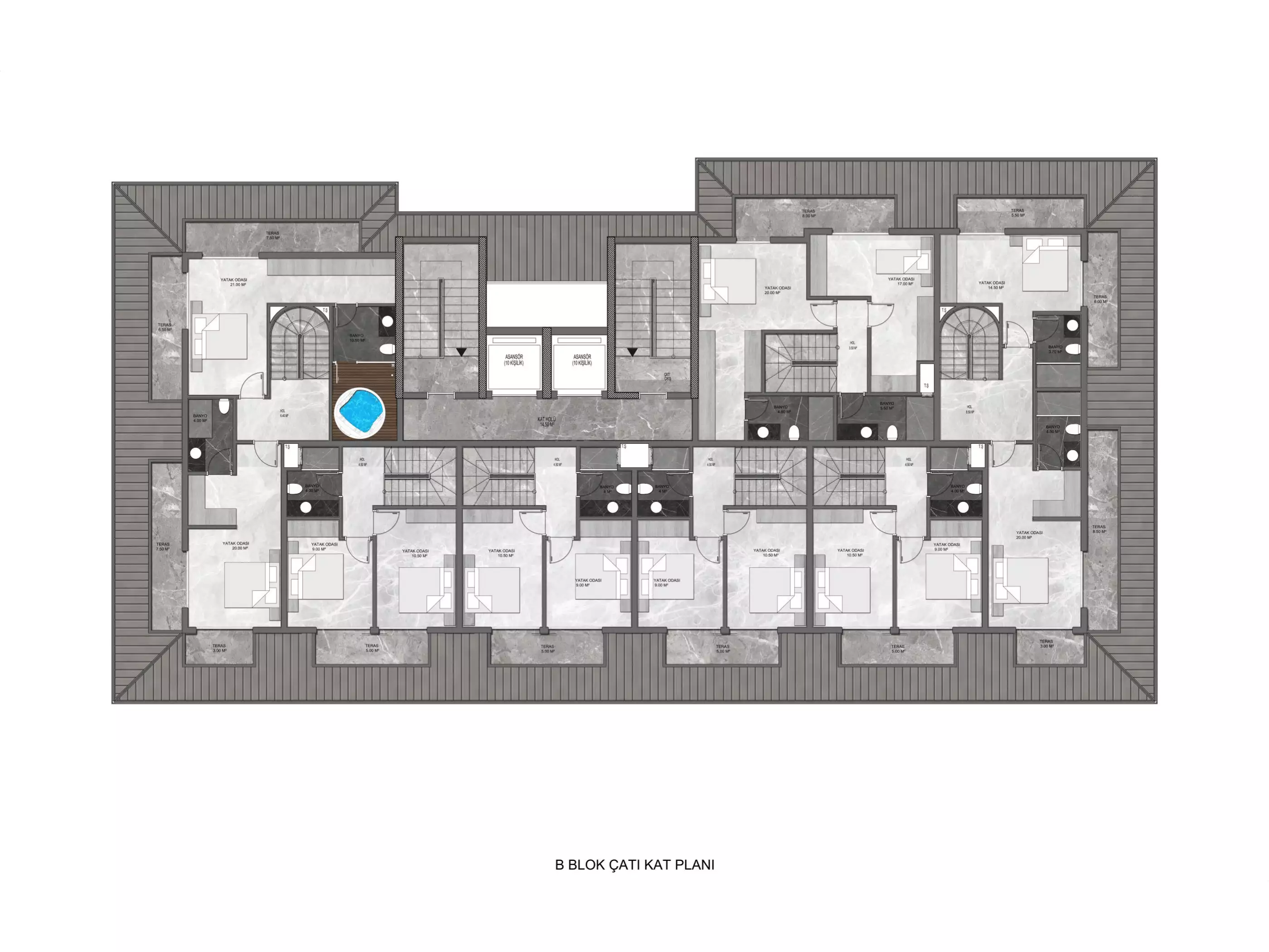 Flat 57m² in Turkey, Avsallar. Priced at 136500€ rent photo-56