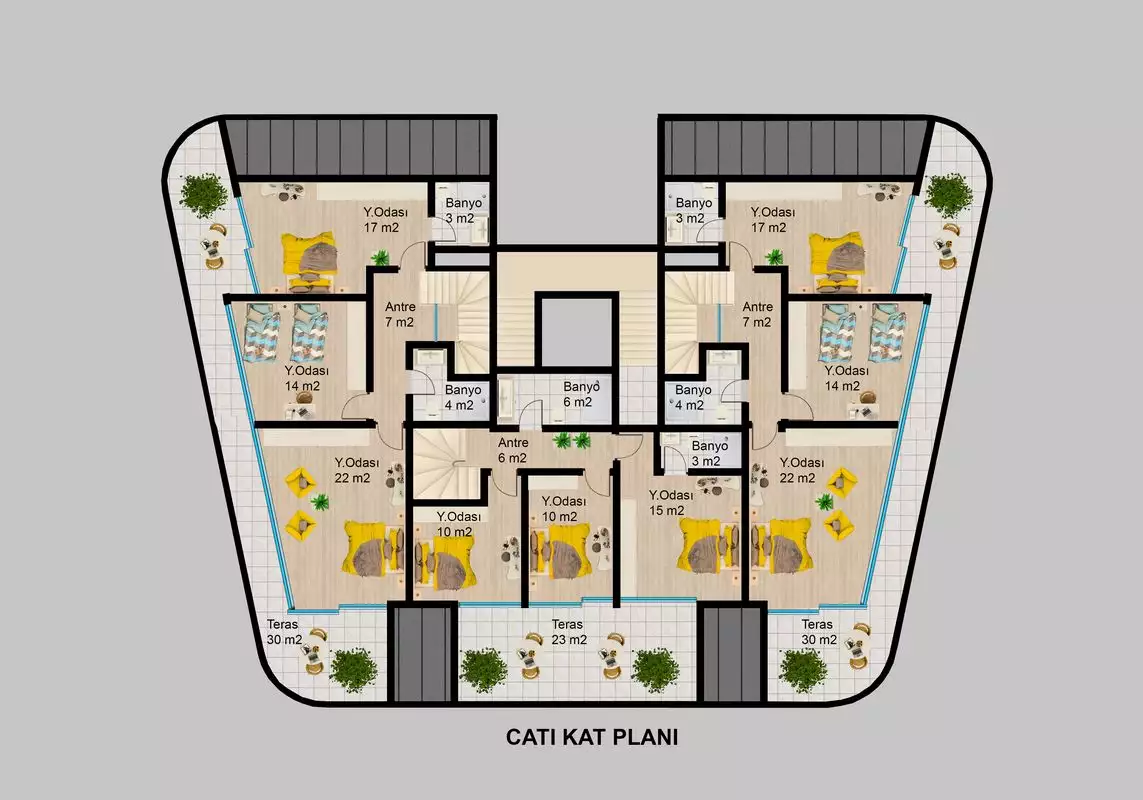 Flat 135m² in Turkey, Kargicak. Priced at 319000€ rent photo-27
