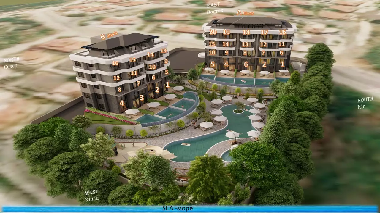 Flat 55m² in Turkey, Kargicak. Priced at 140000€ rent photo-11