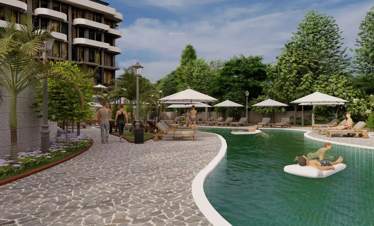Flat 55m² in Turkey, Kargicak. Priced at 140000€ rent photo-14