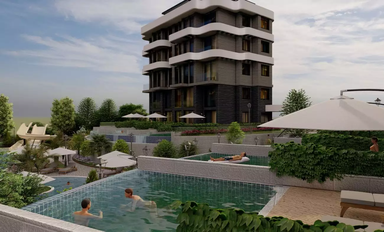 Flat 55m² in Turkey, Kargicak. Priced at 140000€ rent photo-43