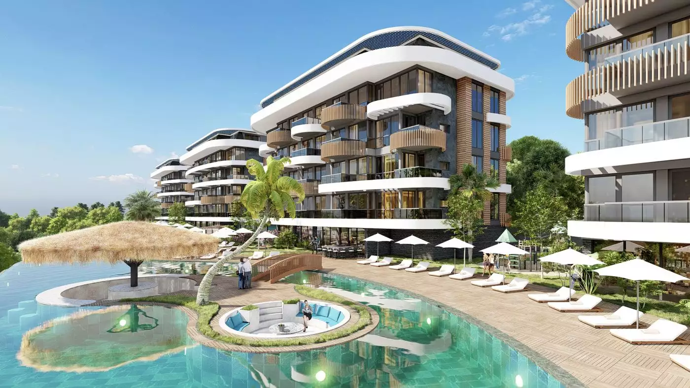 Flat 45m² in Turkey, Kestel. Priced at 240000€ rent photo-4