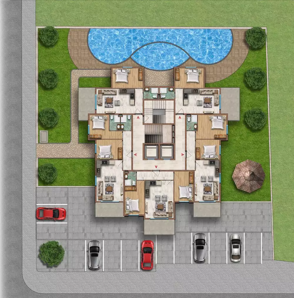Flat 100m² in Turkey, Mahmutlar. Priced at 200000€ rent photo-9
