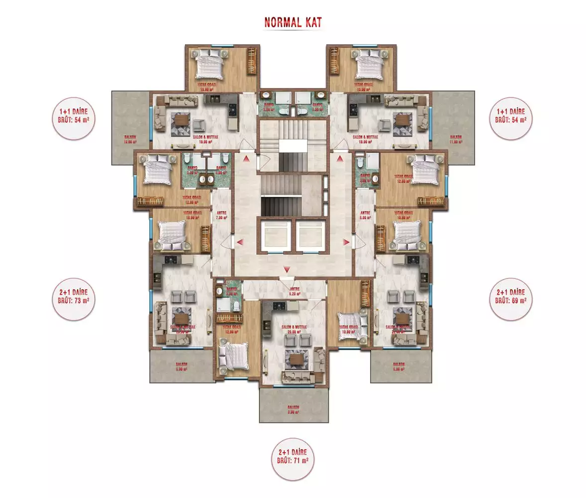 Flat 100m² in Turkey, Mahmutlar. Priced at 200000€ rent photo-10