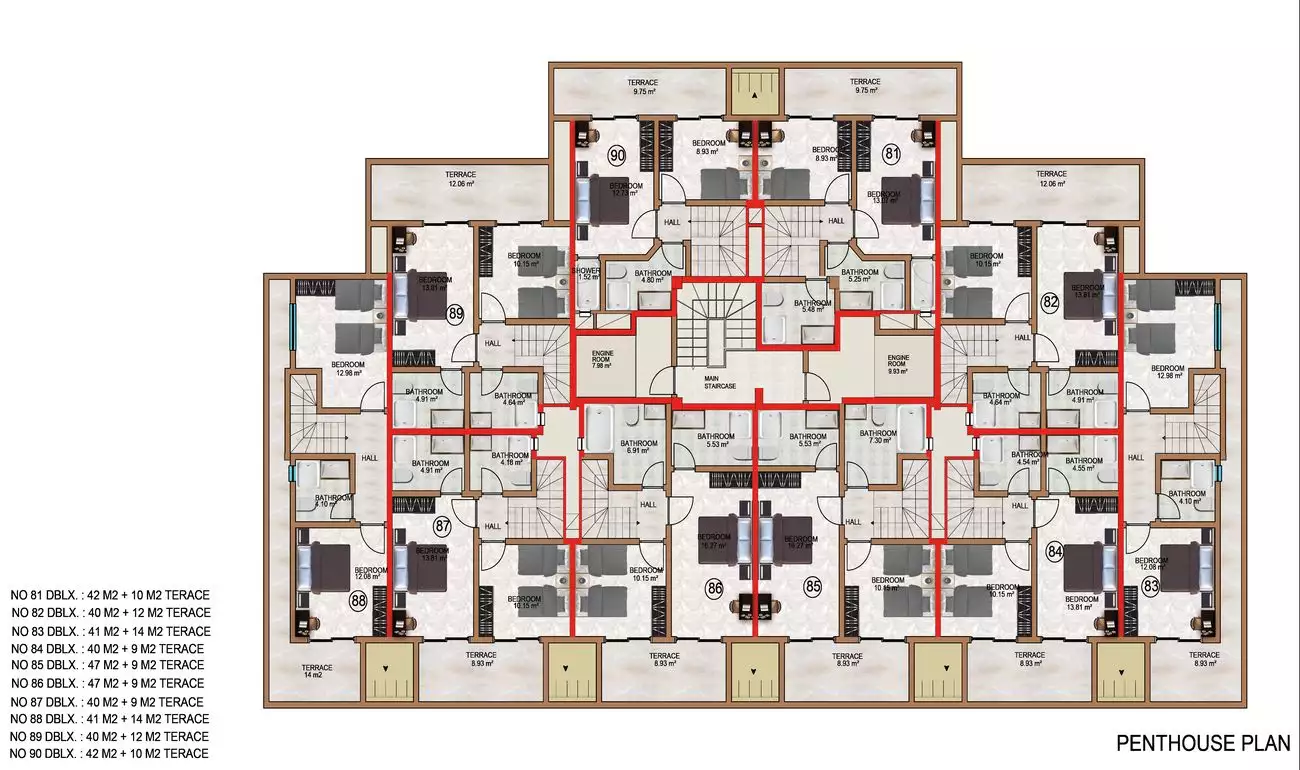 Flat 46m² in Turkey, Avsallar. Priced at 90000€ rent photo-38