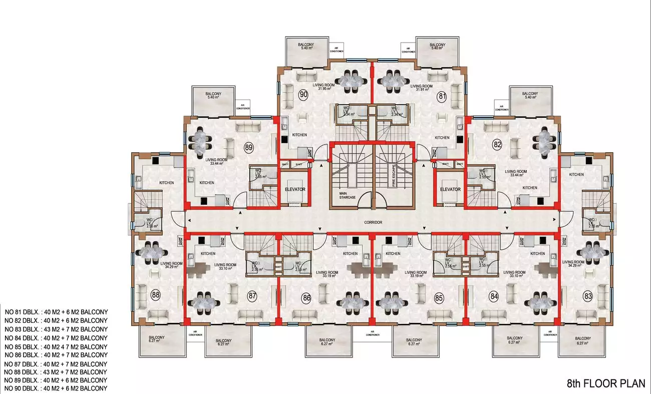 Flat 46m² in Turkey, Avsallar. Priced at 90000€ rent photo-39