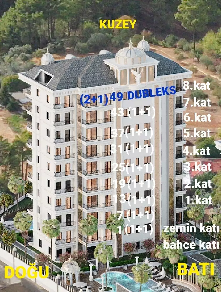 Flat 53m² in Turkey, Avsallar. Priced at 100000€ rent photo-18