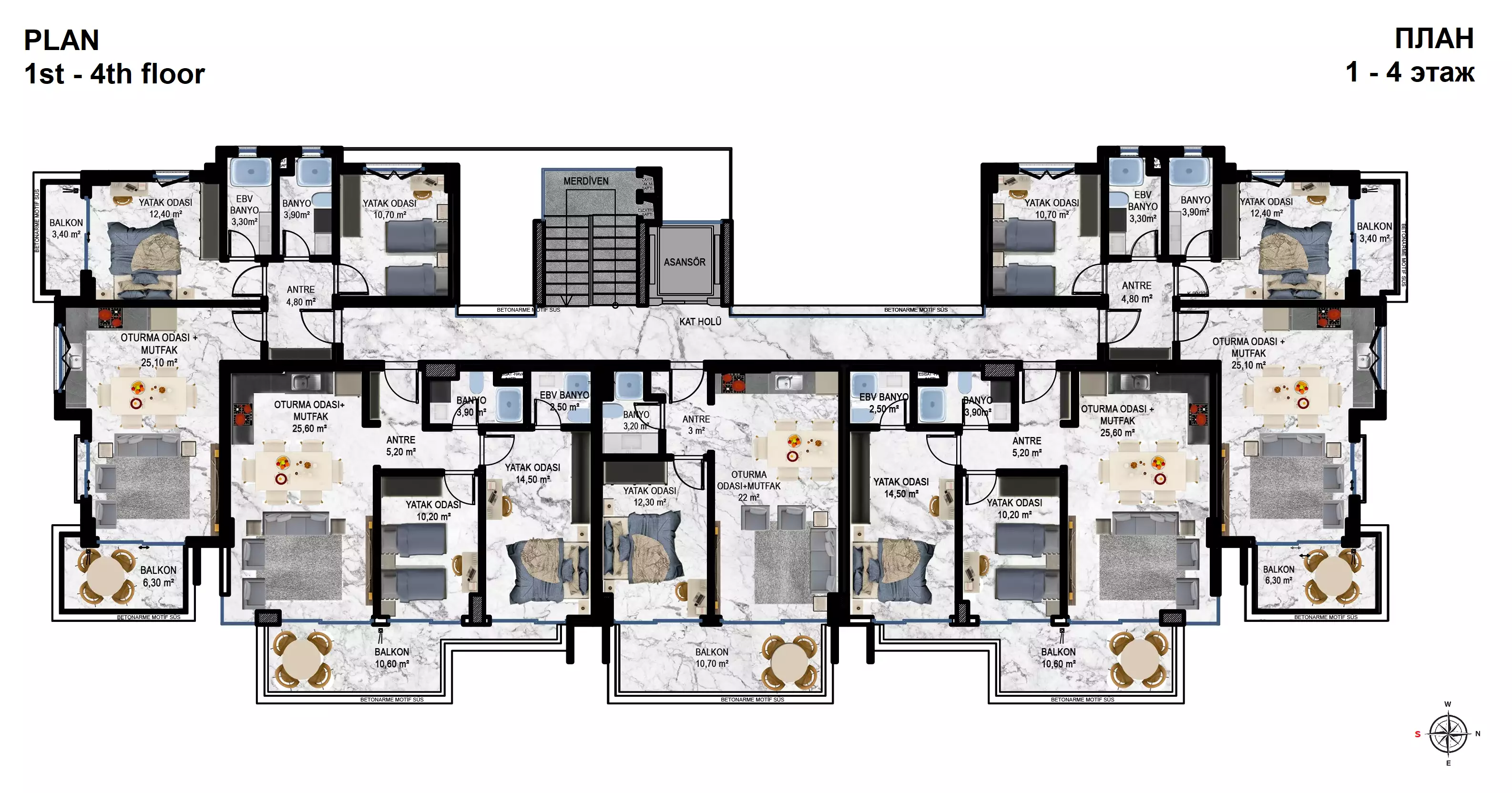 Flat 60m² in Turkey, Kestel. Priced at 185000€ rent photo-29