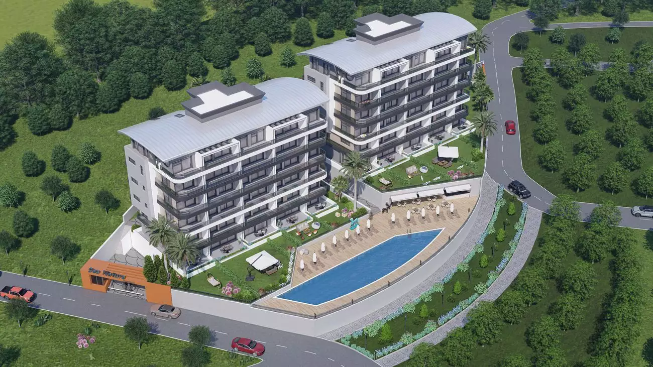 Flat 61m² in Turkey, Kargicak. Priced at 130000€ rent photo-9