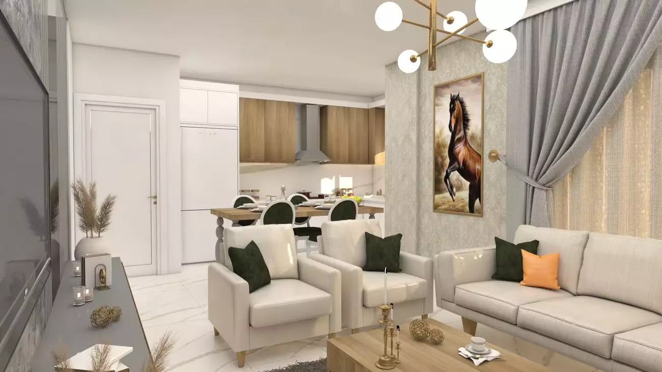 Flat 61m² in Turkey, Kargicak. Priced at 130000€ rent photo-46
