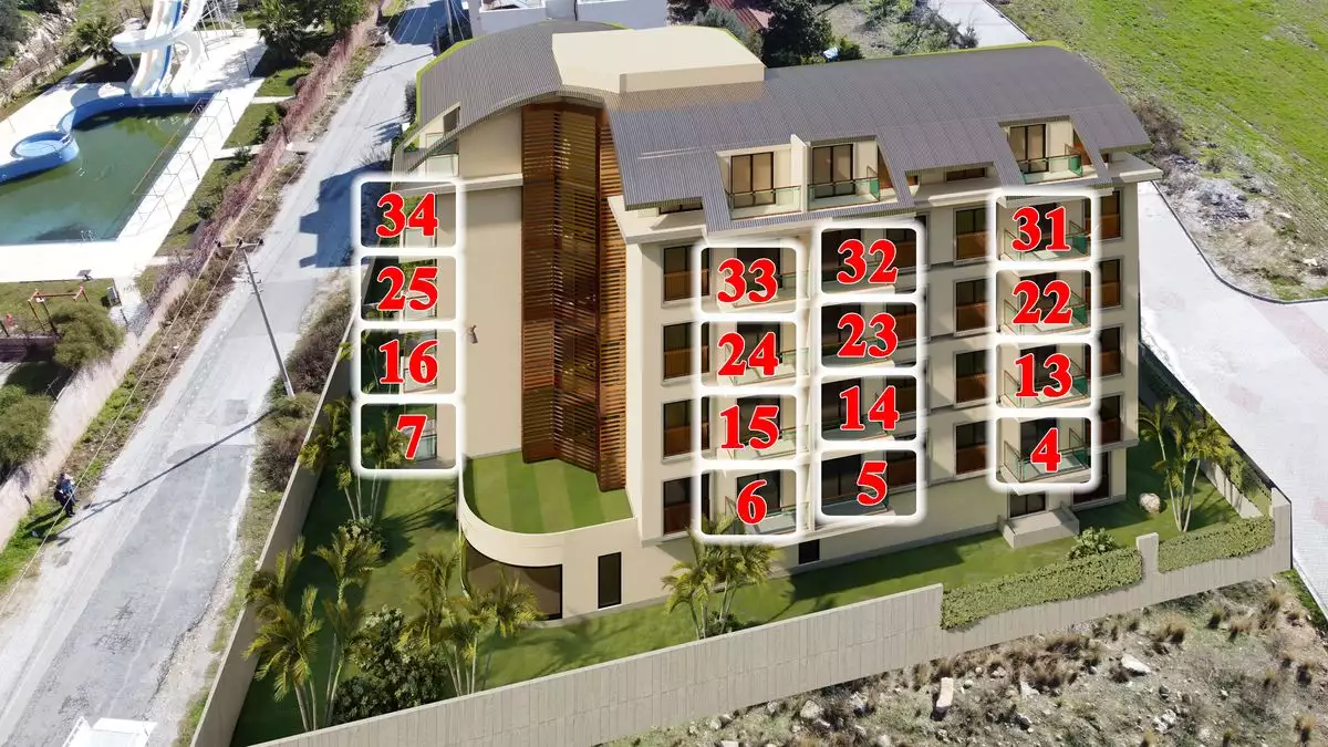 Flat 42m² in Turkey, Payallar. Priced at 75000€ rent photo-21