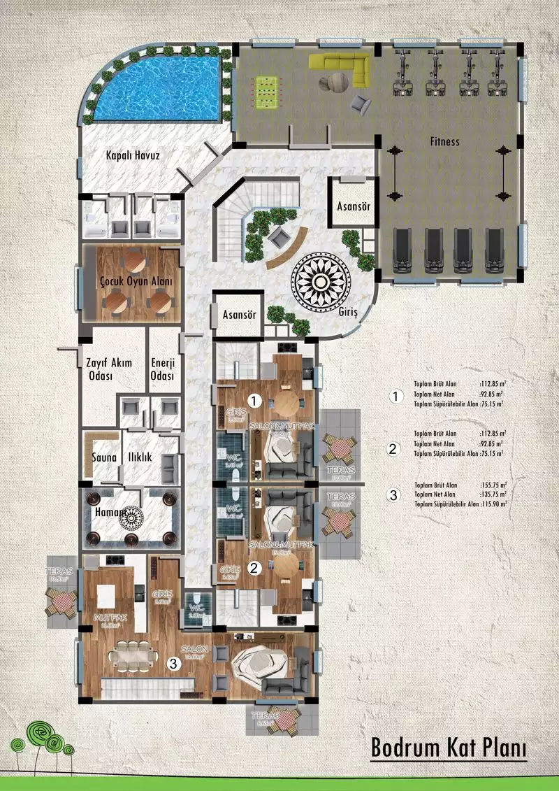 Flat 42m² in Turkey, Payallar. Priced at 75000€ rent photo-23
