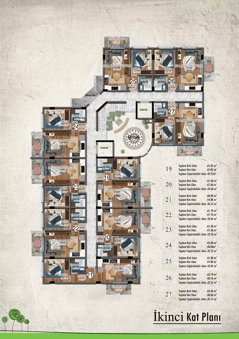 Flat 42m² in Turkey, Payallar. Priced at 75000€ rent photo-24