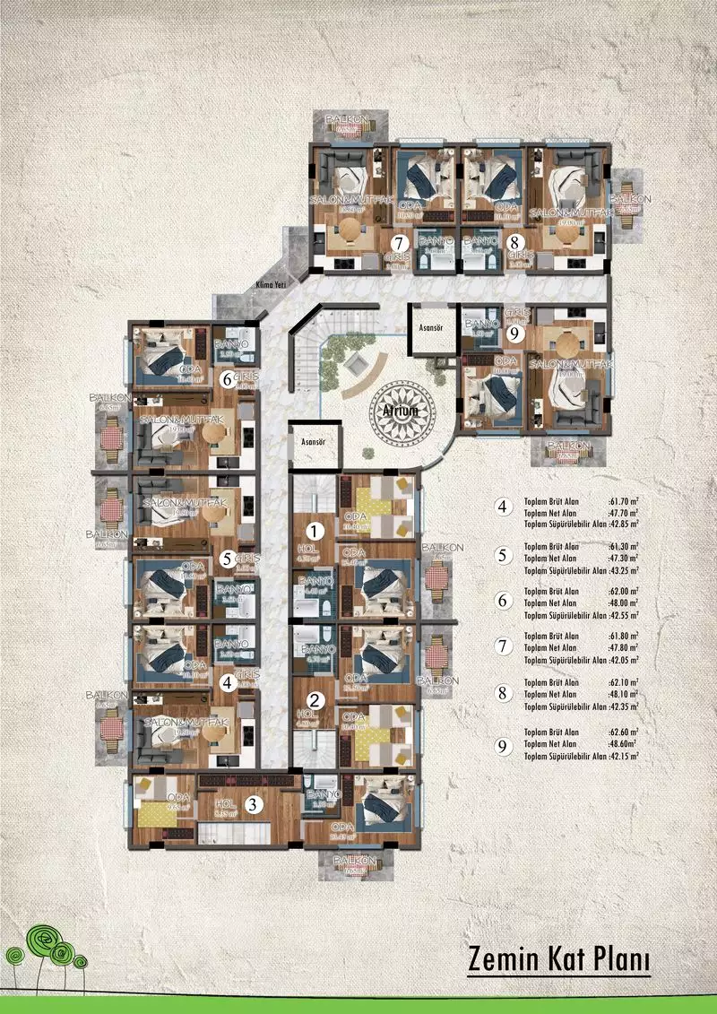 Flat 42m² in Turkey, Payallar. Priced at 75000€ rent photo-27