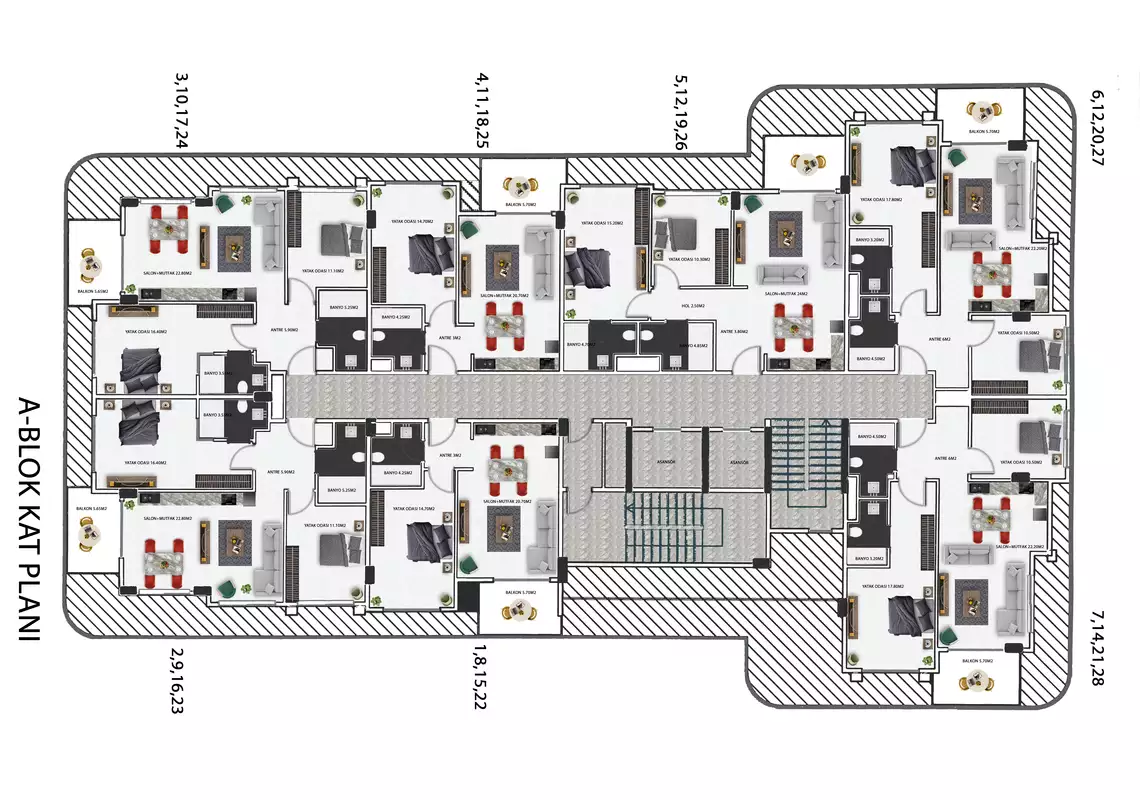 Flat 65m² in Turkey, Kestel. Priced at 272000€ rent photo-16