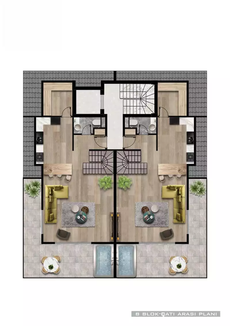 Flat 65m² in Turkey, Kargicak. Priced at 252000€ rent photo-21