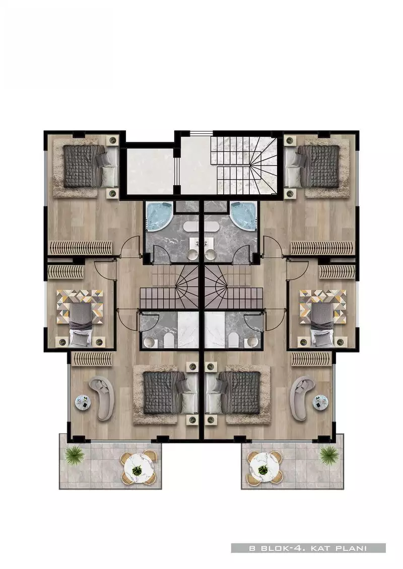 Flat 65m² in Turkey, Kargicak. Priced at 252000€ rent photo-23
